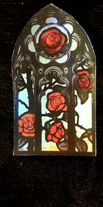 Holographic Window to the Rose Garden Stickers