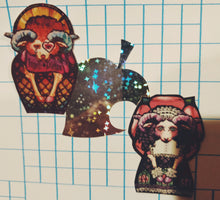 Load image into Gallery viewer, Animal Crossing Muffy &amp; Pietro Stickers